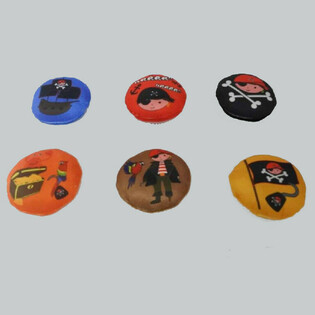 PLYSJPIRAT - DIAMETER: 10 CM (48 stk.)