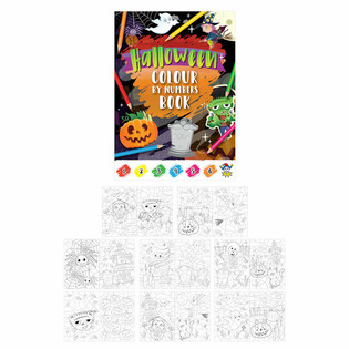 Malebok Mal etter tall - Halloween (48 stk.)