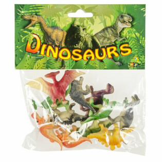 12 STYKKER DINOSAUR LEKEFIGURER I PAKKE (6stk.)