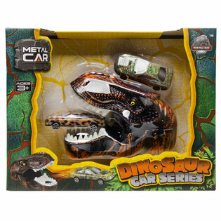 DINOSAUR BIL-LANSERER - LUKSUS GAVEESKE (2 STK.)