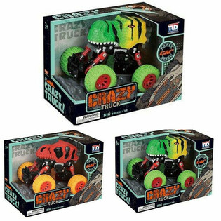 Store Pull Back Dinosaur Monster Trucker - Luksus Gaveeske (2 stk)