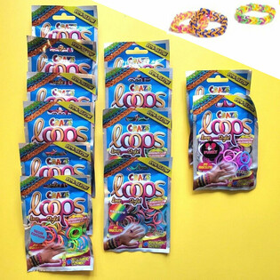 CRAZE LOOPS LOOM - BLINDBAGS - I DISPLAY (12 stykker)