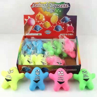 Squeeze Funny Man Display (12 stk.)