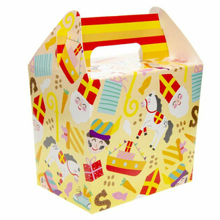 SINTERKLAAS MENYBOX / GODTERIBOKS 14x10x17 cm (12 stk.)