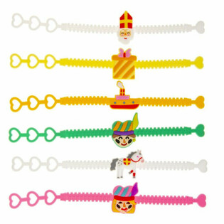 SINTERKLAAS - SILIKONARMB&Aring;ND FOR BARN (12 stk.)