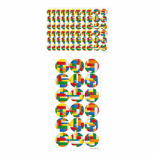 Fun Stickers - Brickz Byggeklosser (10 ark)