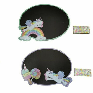 Unicorn Krittavle med Kritt (Display p&aring; 24)