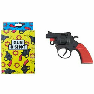 8-Skudds Kruttlapp-pistol i Eske - Farger (6 stk.)