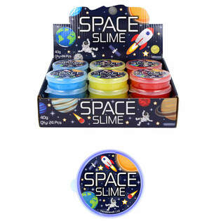 SPACE / VERDENSROM-SLIME I DISPLAY (24 stk.)