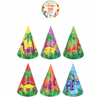 PARTYHATTER MIX DINOSAUR (120 STYKK)
