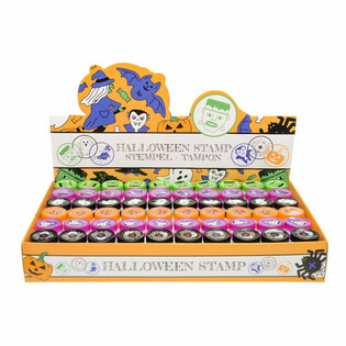 Halloween-stempler i display (60 stk.)