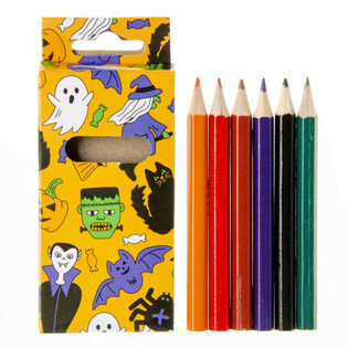 Halloween Fargeblyanter 6-deler (24 sett)