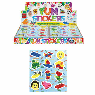 FUN STICKERS - Brickz Byggeklosser (120 stk.)