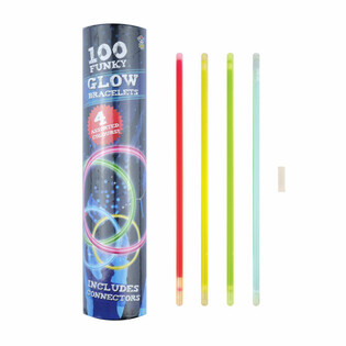 Glow Armbånd - 100 Stk i Tube