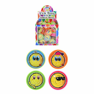 Rundt Smiley Labyrintspill - I Display (200 stk.)