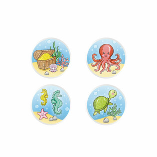 MIX SEA LIFE / HAVDYR - SPRETTEBALLER &Oslash;3.3 cm (100 stk.)