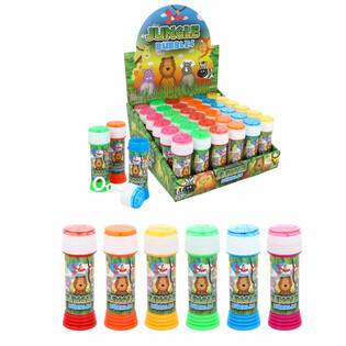 S&aring;pebobler Jungeldyr 50ml i Display (36 stk)