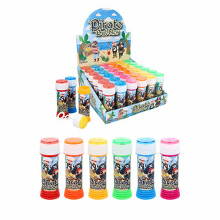 Pirat S&aring;pebobler 50ml med T&aring;lmodighetsspill (Display 36 stk)