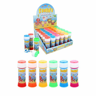 S&aring;pebobler Sj&oslash;dyr &ndash; Sea Life - 50ml i Display (36 stk.)