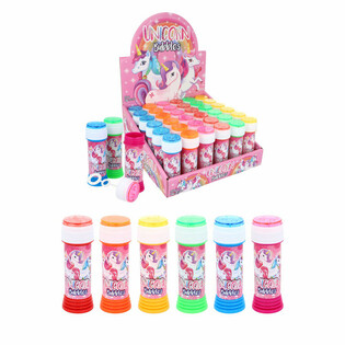S&Aring;PEBOBLER - UNICORN / ENHJ&Oslash;RNING - 50ML I DISPLAY (36 stk.)