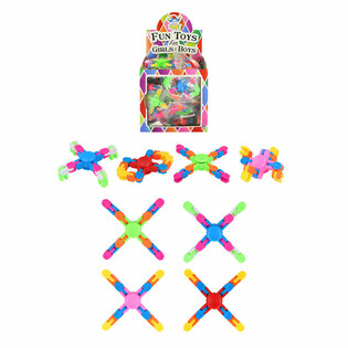 Fleksibel Fidget Spinner - I Display (24 stk.)