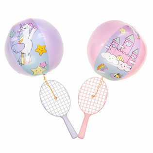 Paddle-racket med Ball - Enhj&oslash;rning (12 stk.)