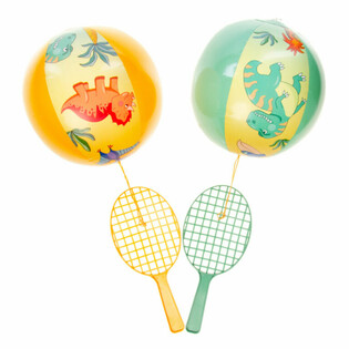 Paddle-racket med ball - Dinosaur (12 stk.)