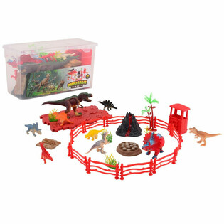 DINOSAUR LEKESETT I OPPBEVARINGSBOKS (1 stk.)