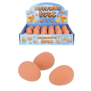 Egg-formede Sprettballer i Display (24 stk.)