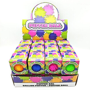 Pufferball i Gaveeske - 6cm - I Boks og Display (24 stk)