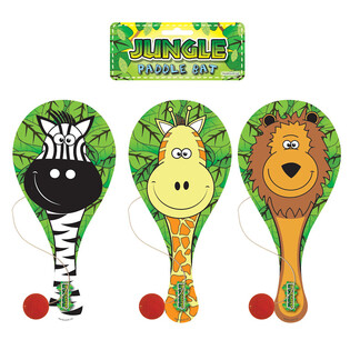 Jungeldyr Paddle Bat Ballspill (12 stk.)