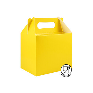 Godteriboks Gul 14x9,5x12 cm (12 stk.)