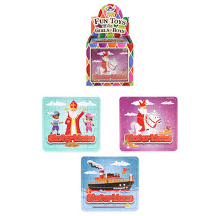 PUSLESPILL - SINTERKLAAS - 13 x 12 CM. I DISPLAY (108 stk.)