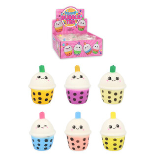 Bubble Tea Squeeze Fidget - Mix Farger i Display (12 stk.)