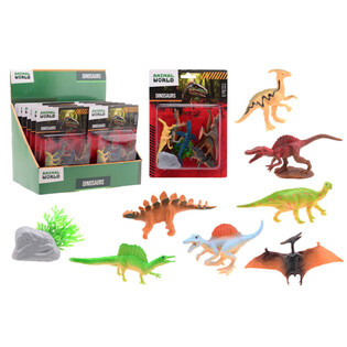 ANIMAL WORLD - Dinosaur Lekesett 8 deler - I Display (12 stk.)