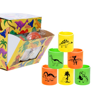 Dinosaur Spiraler i Display (60 stk)