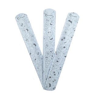 SLAP-ARMB&Aring;ND - FARGELEGG DITT EGET SMILEY-ARMB&Aring;ND (36 stk.)