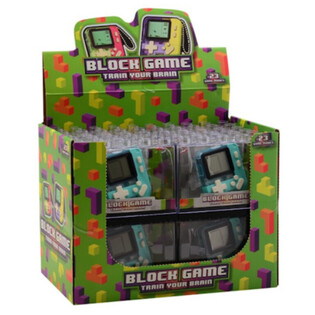 BLOCK-SPILLKONSOLL - MIX FARGER - I DISPLAY (12 stk.)