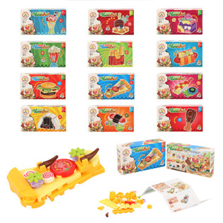 Fast Food Byggeklosser - Mix Fast Food Byggesett i Display (12 stk.)