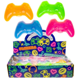 Klemmeleke Gamepad Squeeze - Miks Neonfarger - i Display (12 stk.)