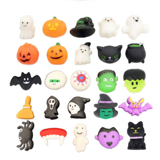 MIX HALLOWEEN SQUISHY-FIGURER I B&Oslash;TTE (25 stk.)