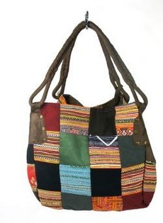 B-Fair Patchworkveske Liten Brun (1 stk)