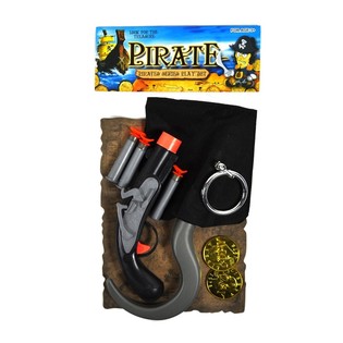 Piratsett 9 deler (6 stk.)