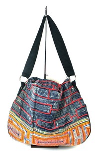 B-Fair Sadle-veske i Denim/Rosa (1 stk)