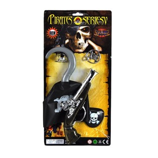 Piratsett på Kort - Modell 2 (6 stk.)