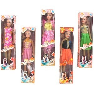 BEAUTY GIRL DUKKE - MODELL 3 (6 stk.)