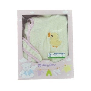 BABY BOW Badekåpe til Barn Gul / Rosa