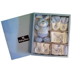 BABY BOW 5-delers Baby Gavesett - Gutt