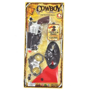 Cowboysett p&aring; kort - Modell 6 (3 deler)